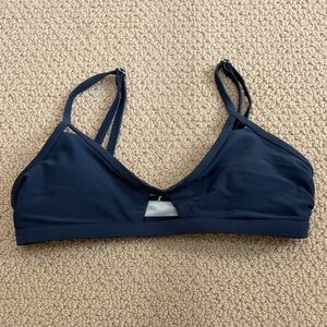 Navy cut out bikini too bralette style